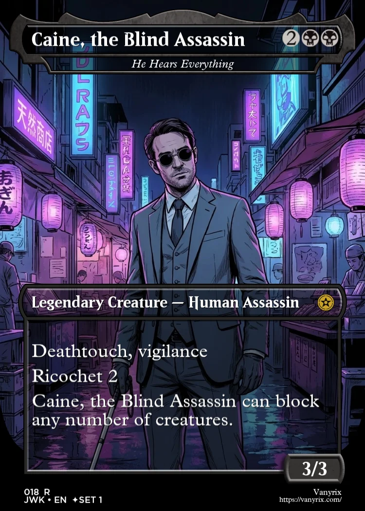 Caine, the Blind Assassin