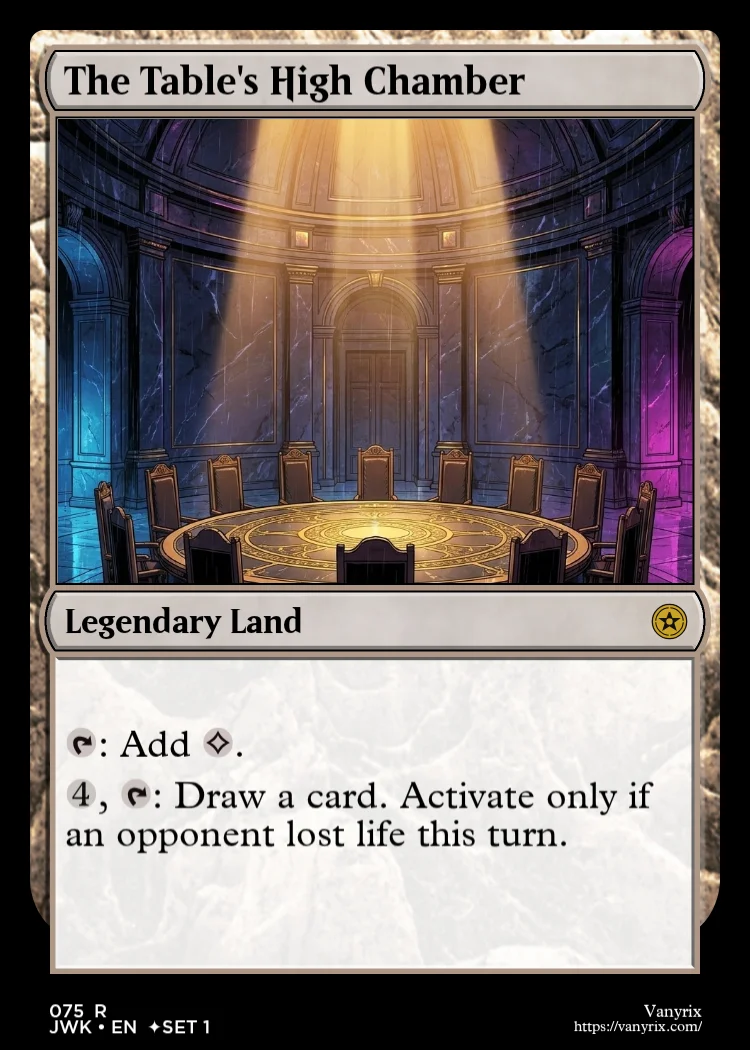 The Table's High Chamber