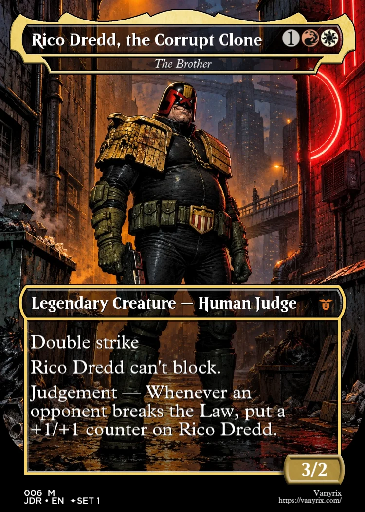 Rico Dredd, the Corrupt Clone