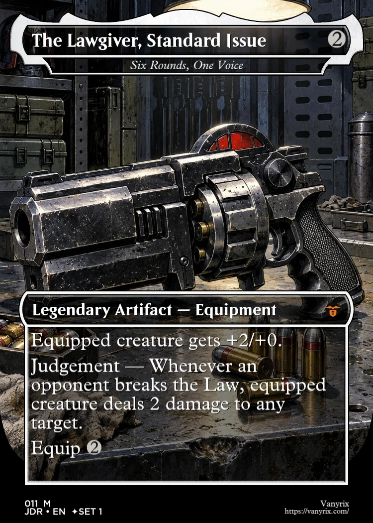 The Lawgiver, Standard Issue