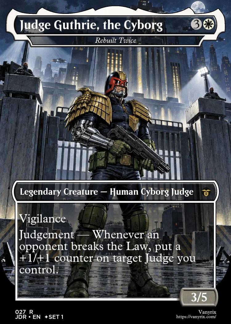 Judge Guthrie, the Cyborg