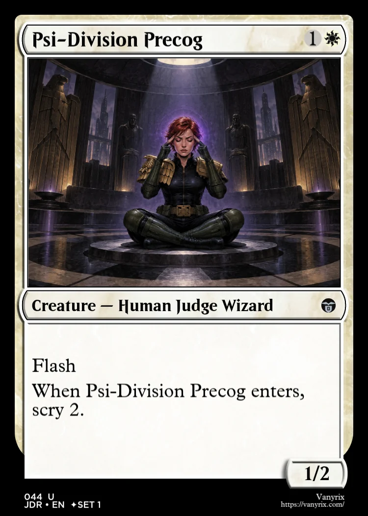Psi-Division Precog