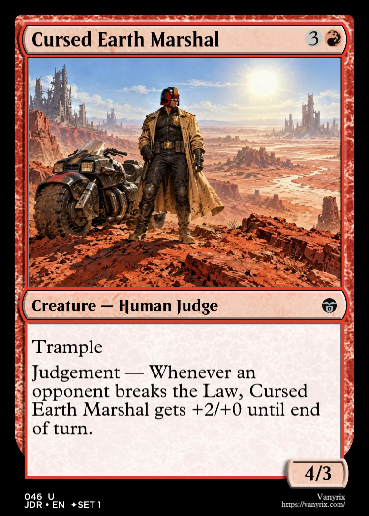 Cursed Earth Marshal