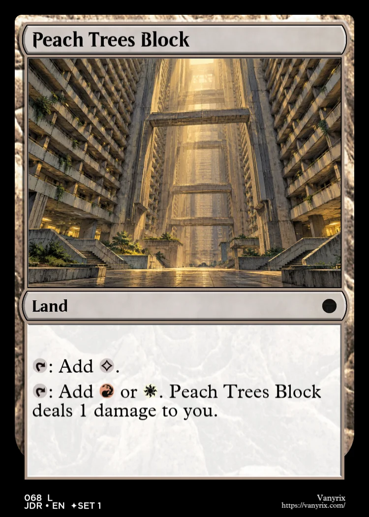 Peach Trees Block