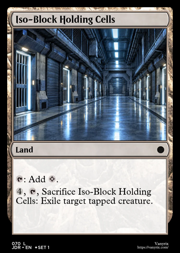 Iso-Block Holding Cells
