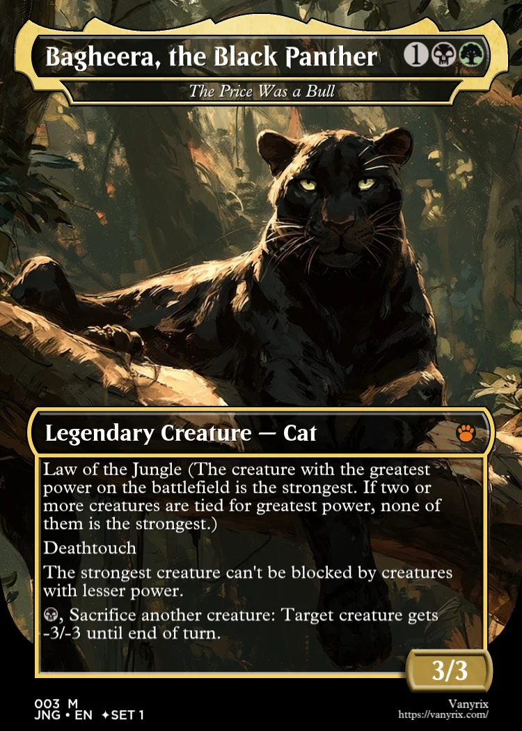 Bagheera, the Black Panther