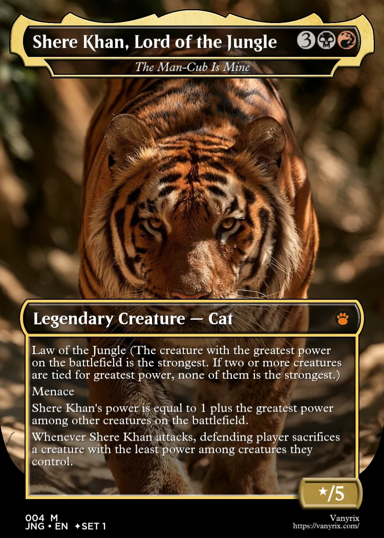 Shere Khan, Lord of the Jungle