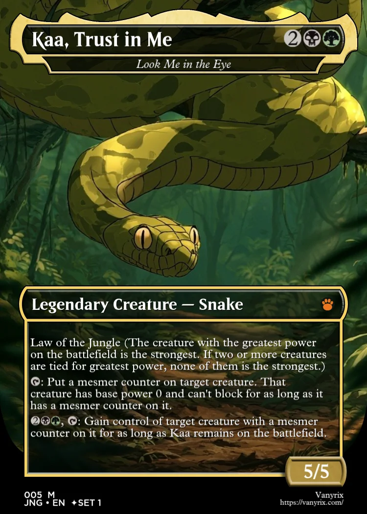 Kaa, Trust in Me