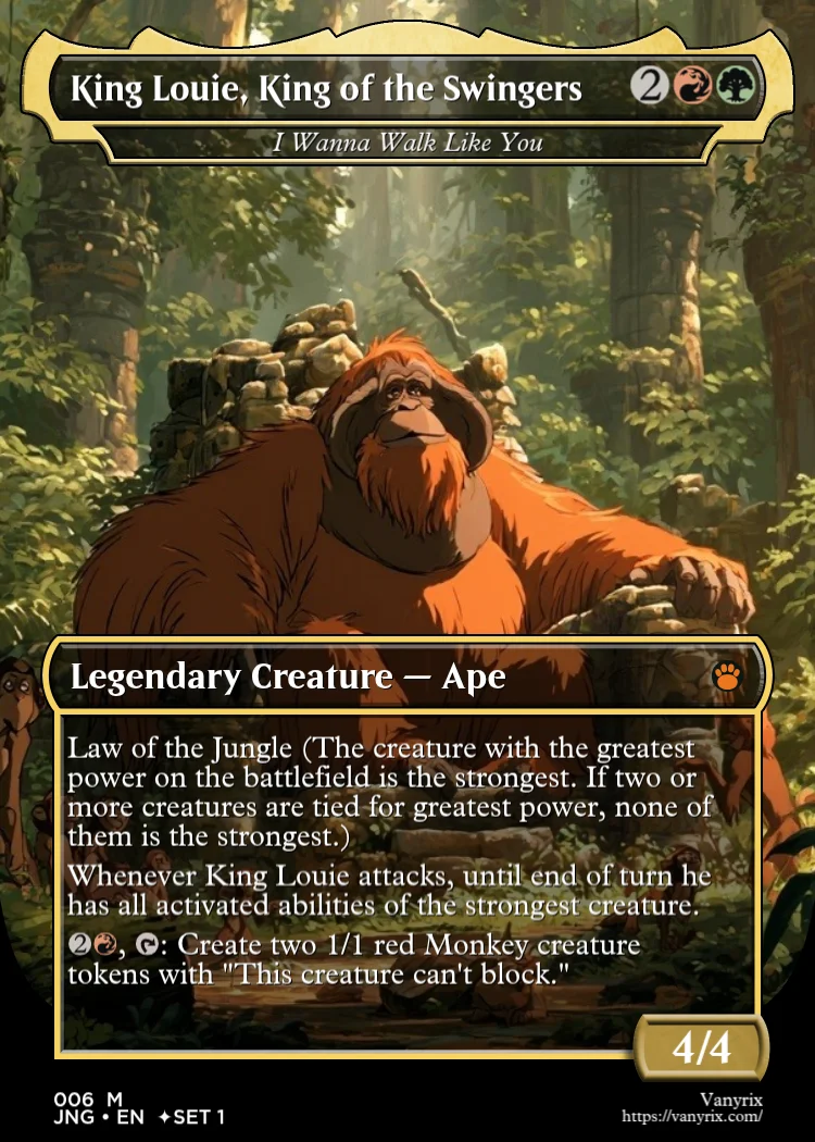 King Louie, King of the Swingers