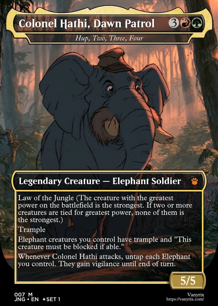 Colonel Hathi, Dawn Patrol