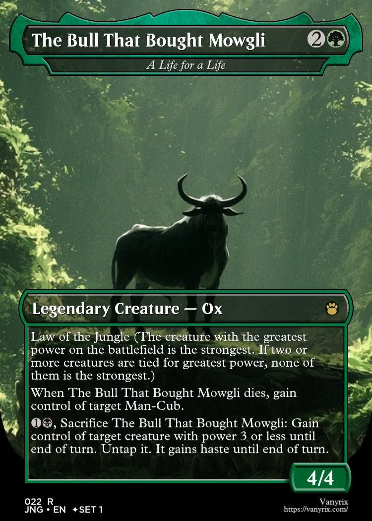 The Bull That Bought Mowgli