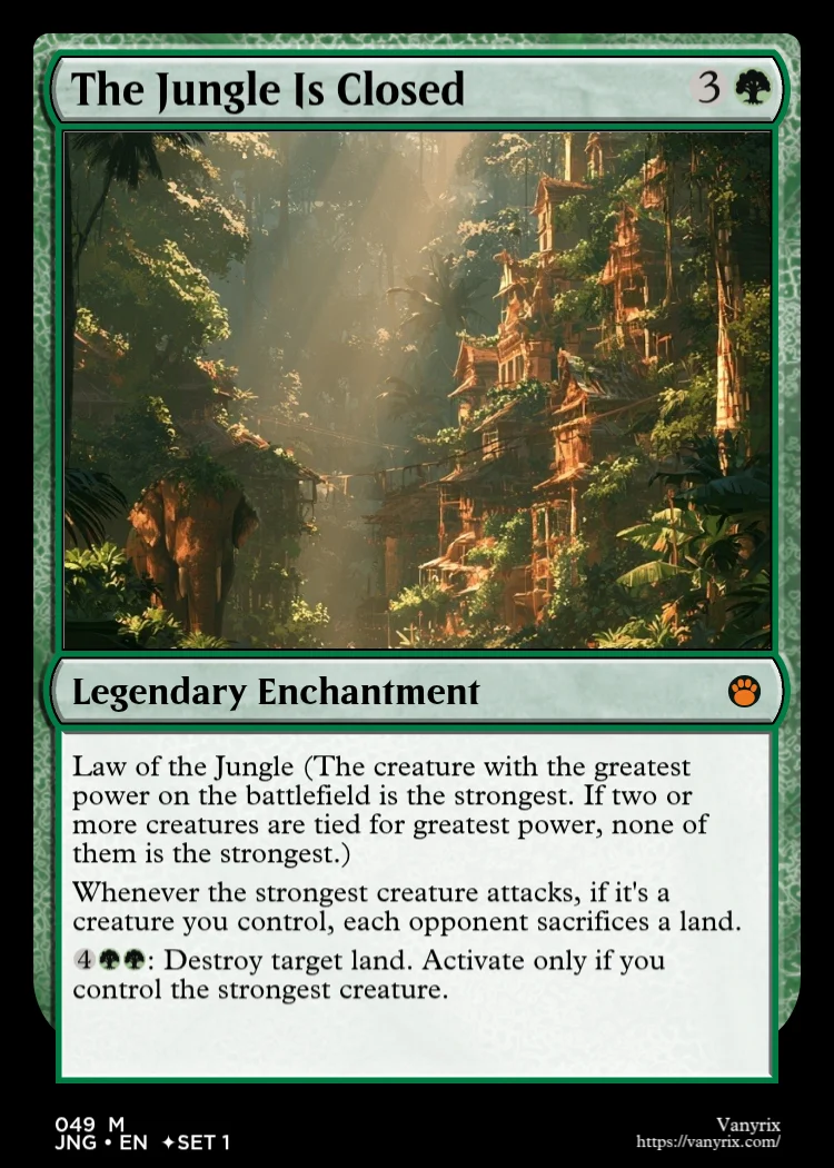 The Jungle Is Closed
