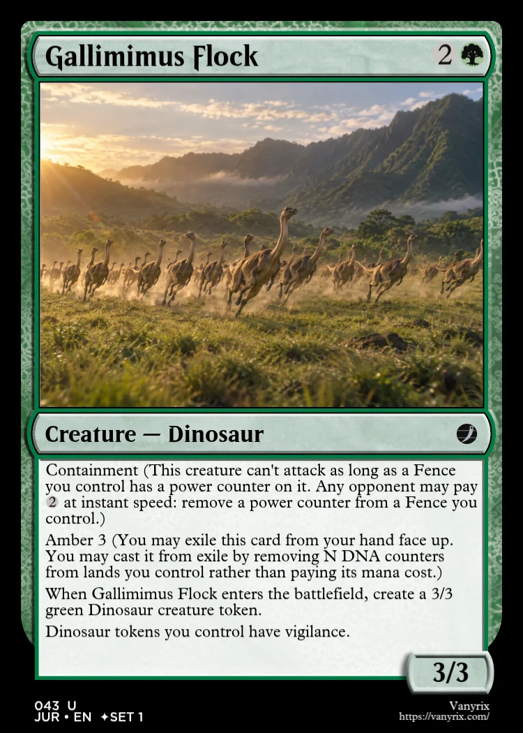 Gallimimus Flock