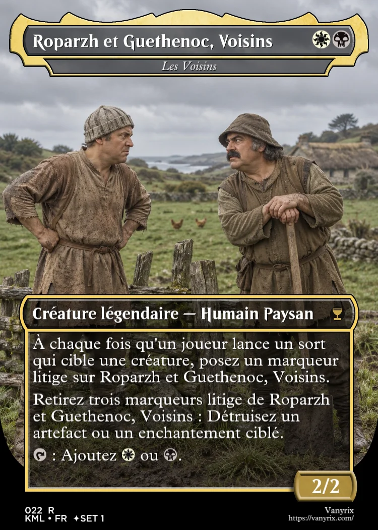 Roparzh et Guethenoc, Voisins