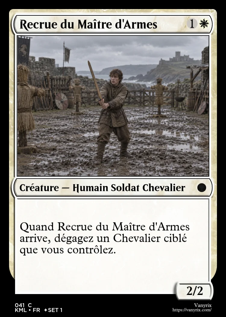 Recrue du Maître d'Armes