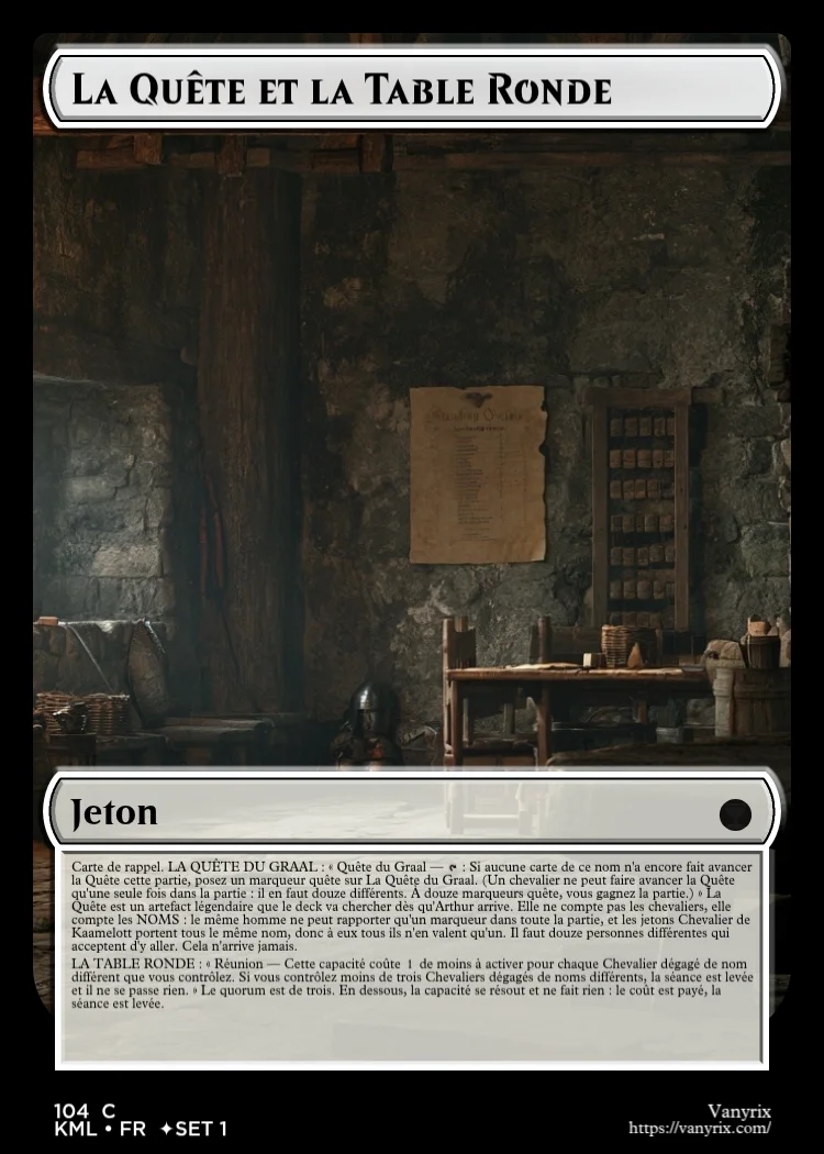 La Quête et la Table Ronde
