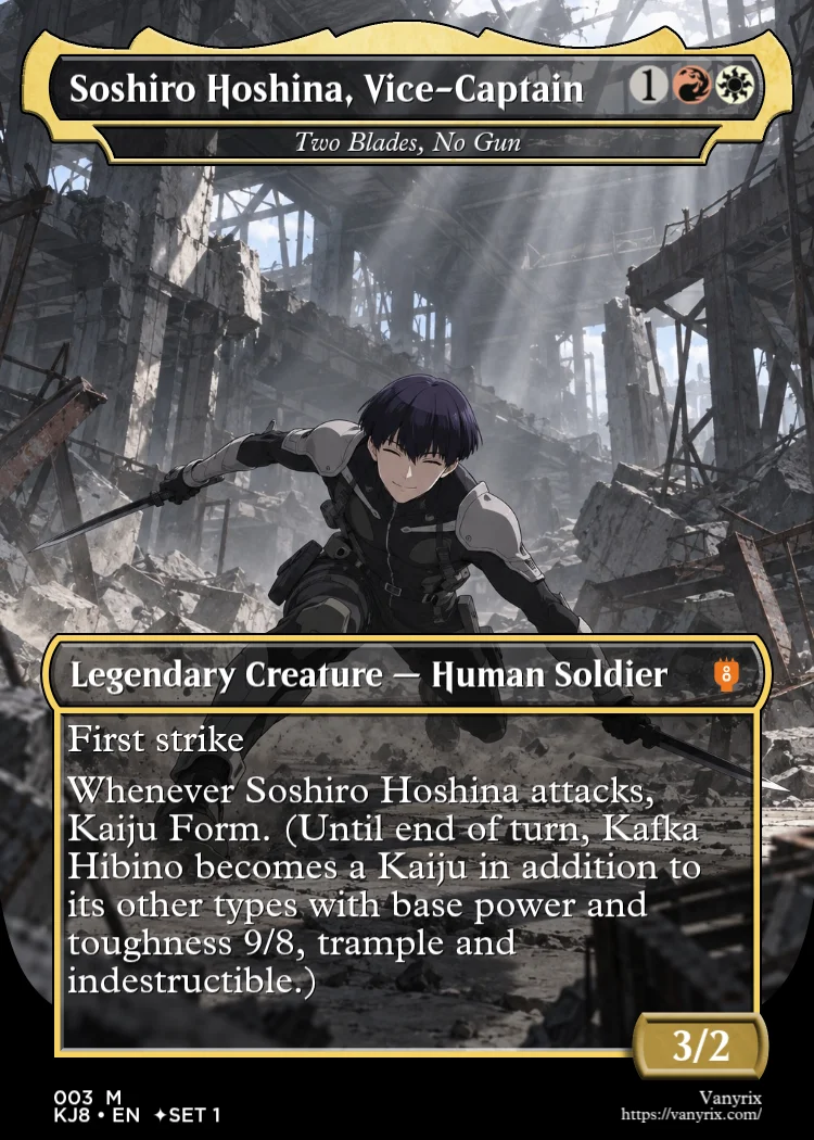 Soshiro Hoshina, Vice-Captain