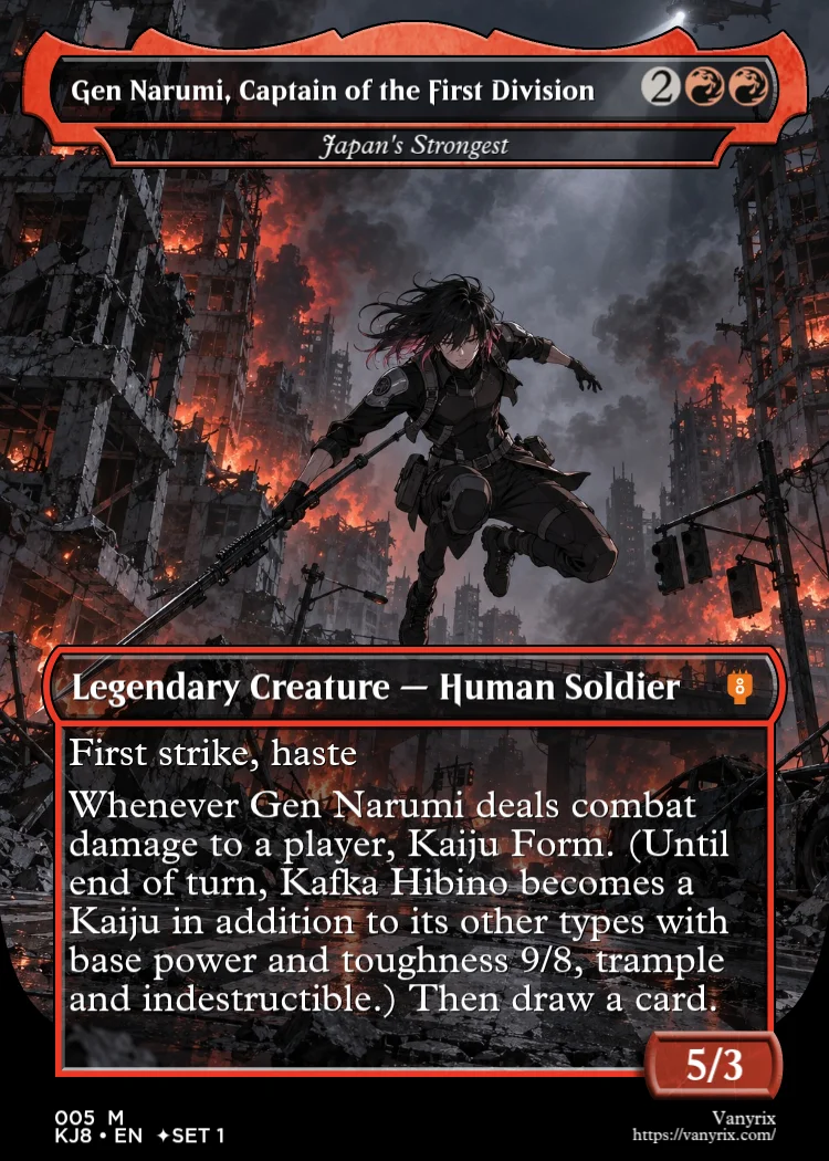 Gen Narumi, Captain of the First Division
