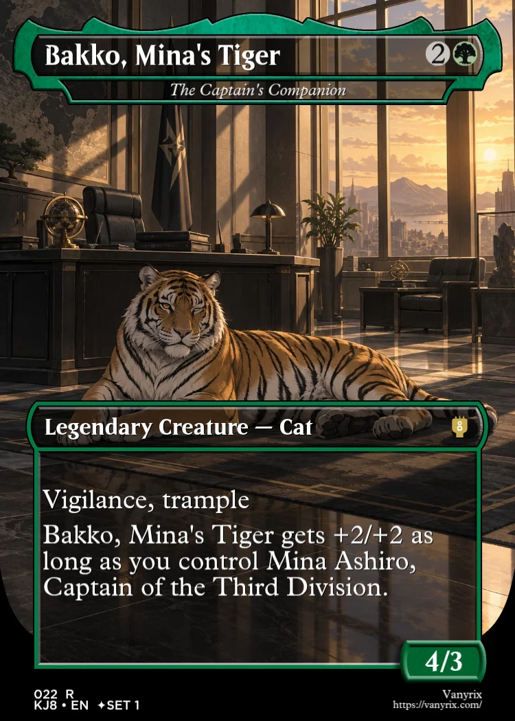 Bakko, Mina's Tiger