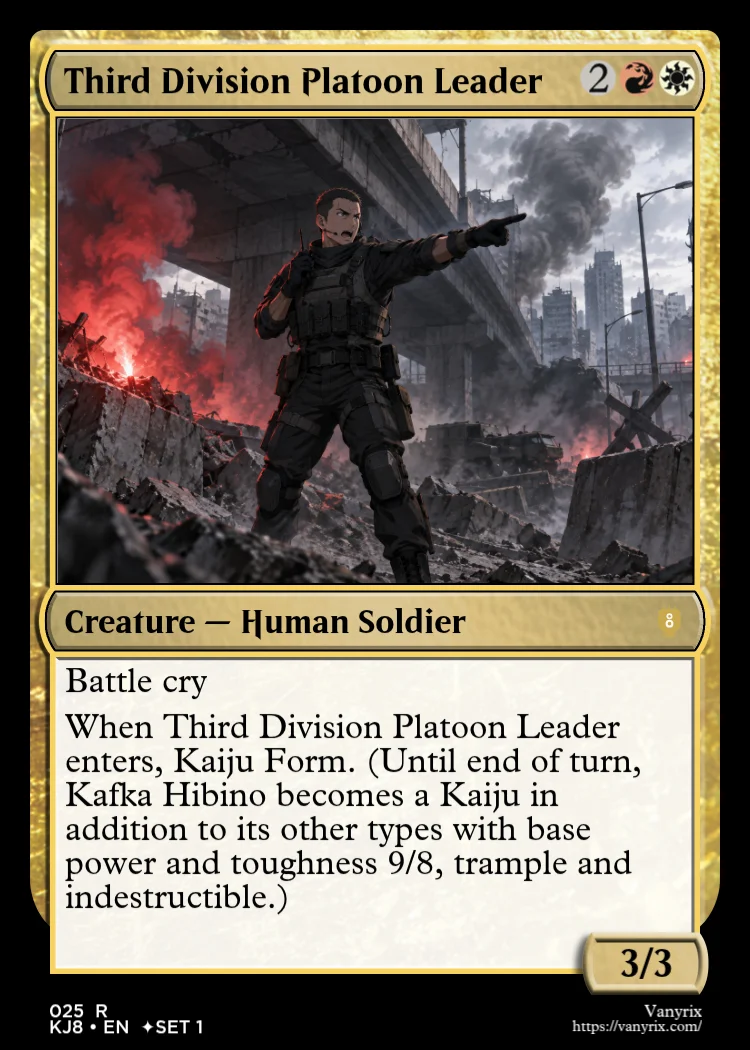 Third Division Platoon Leader