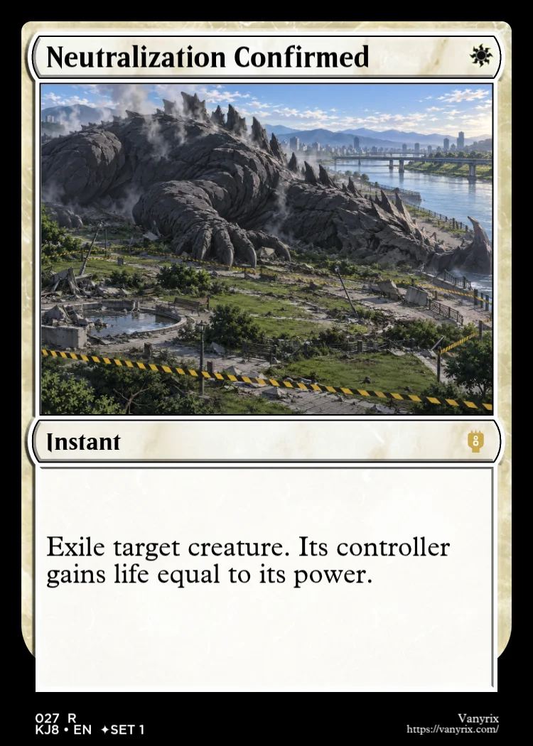 Neutralization Confirmed