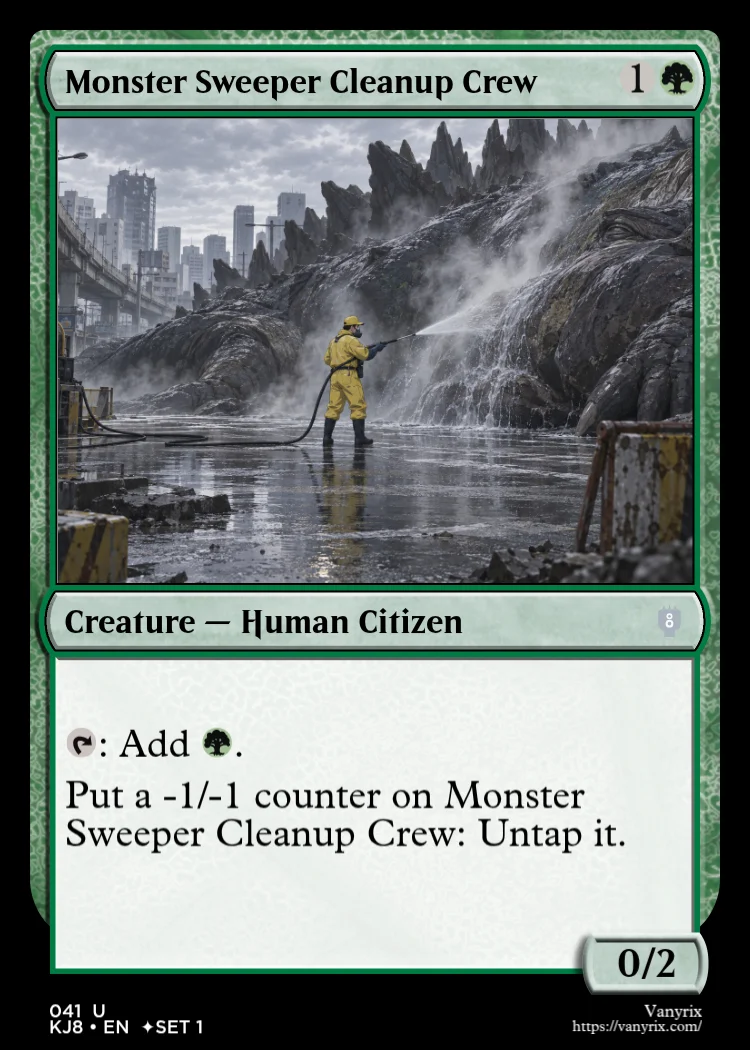 Monster Sweeper Cleanup Crew