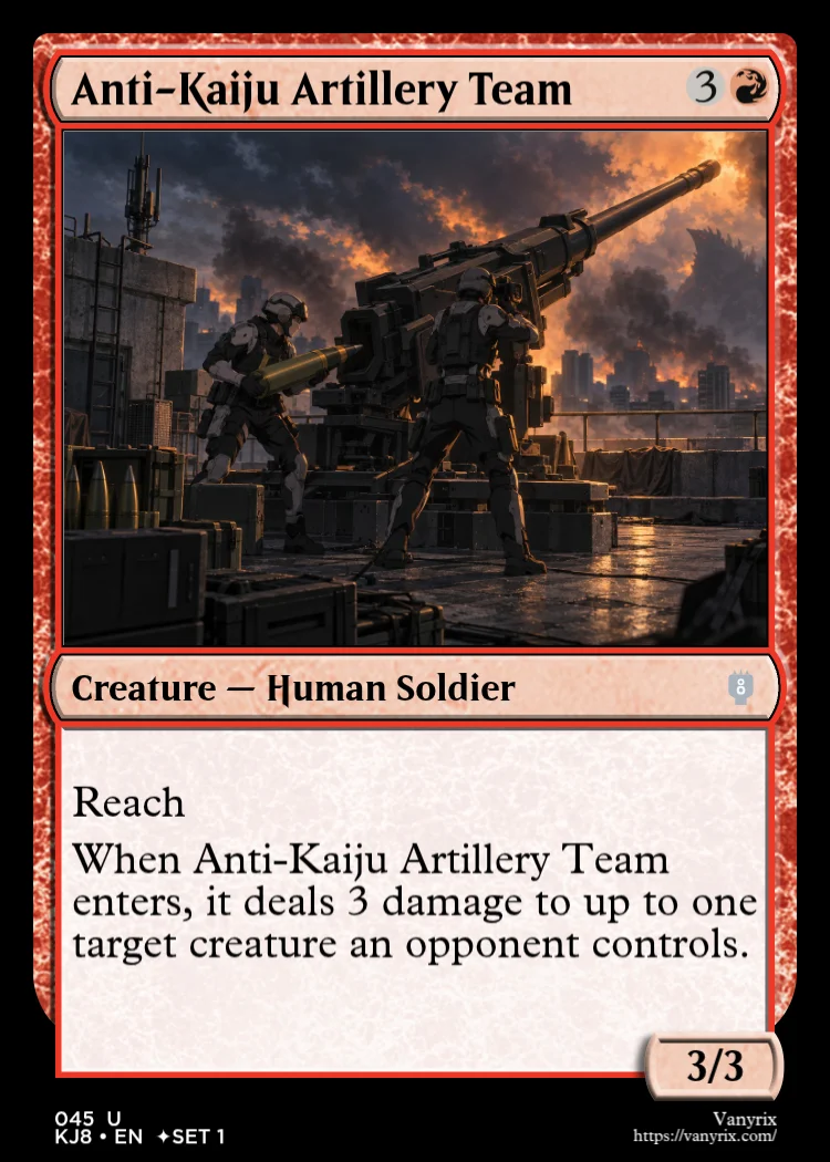 Anti-Kaiju Artillery Team