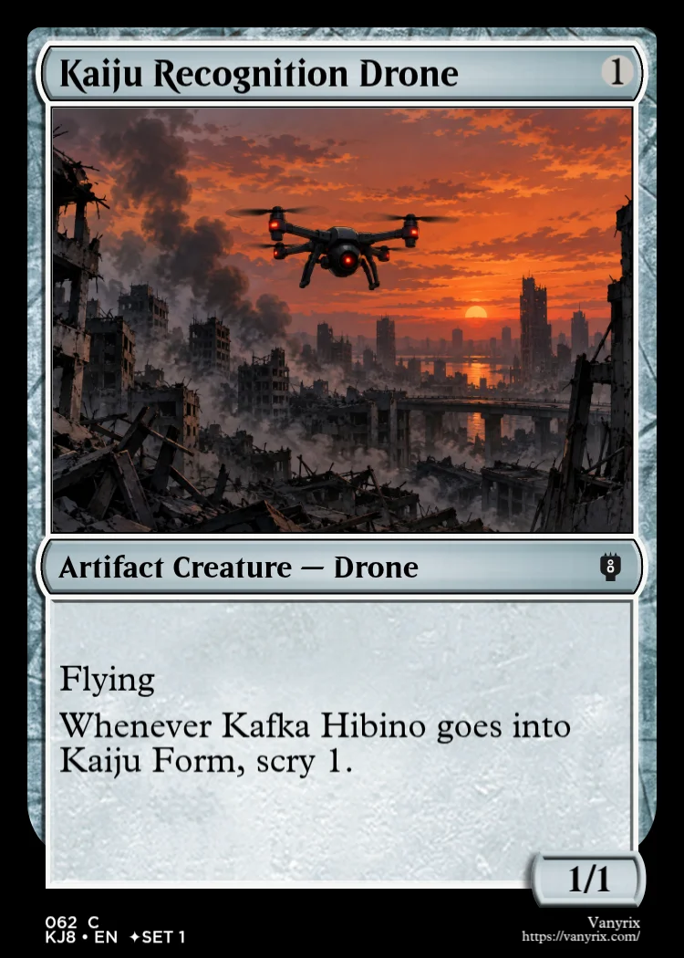 Kaiju Recognition Drone