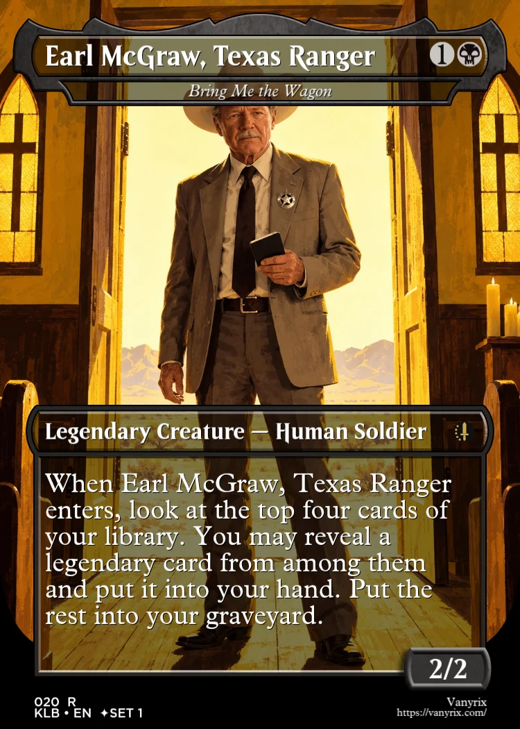 Earl McGraw, Texas Ranger