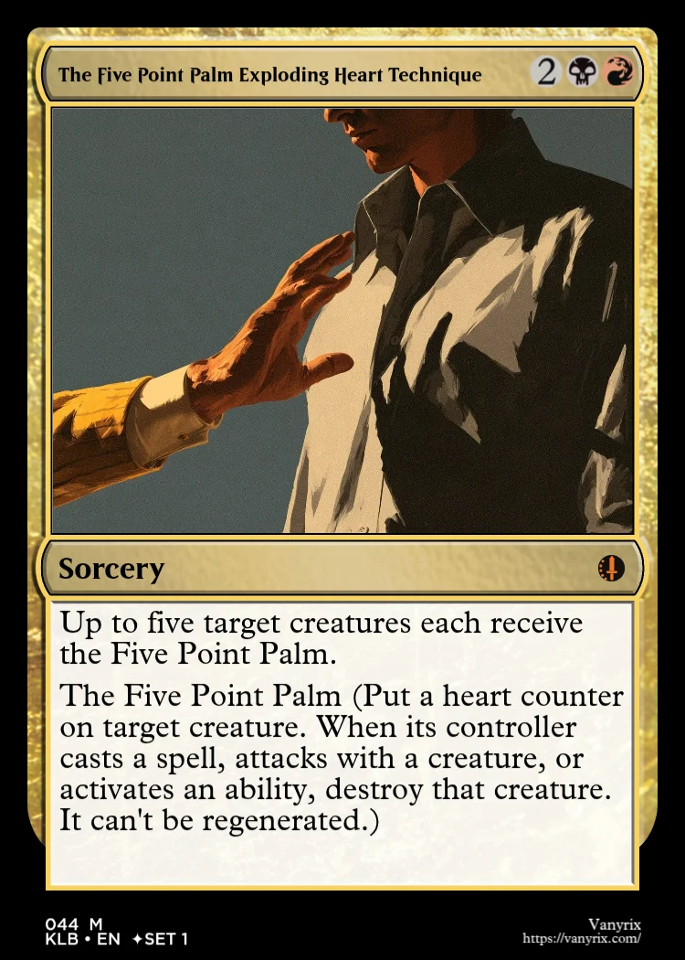 The Five Point Palm Exploding Heart Technique