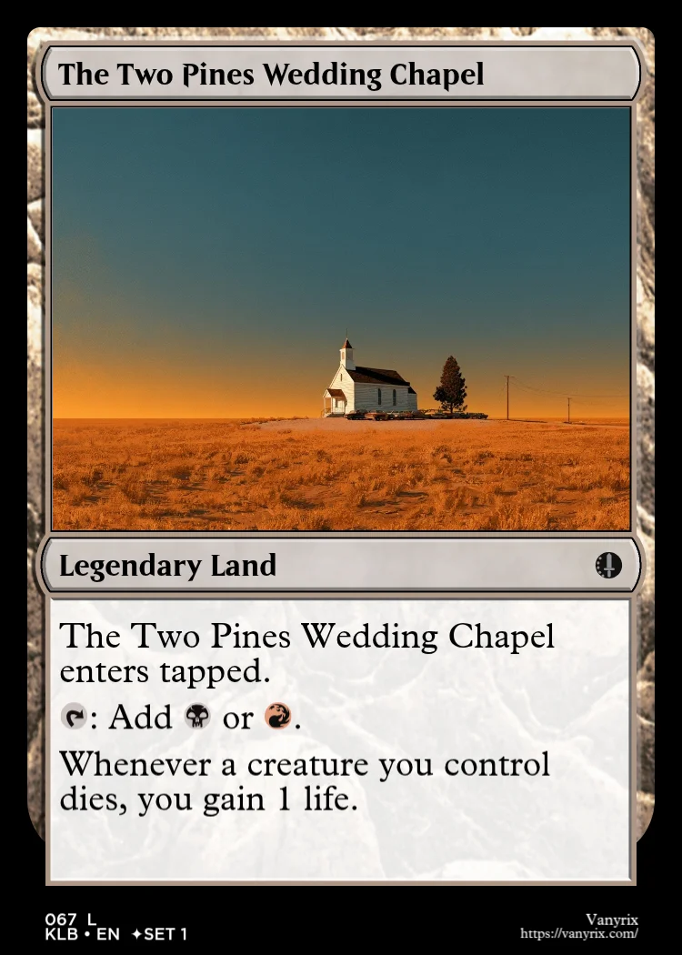 The Two Pines Wedding Chapel