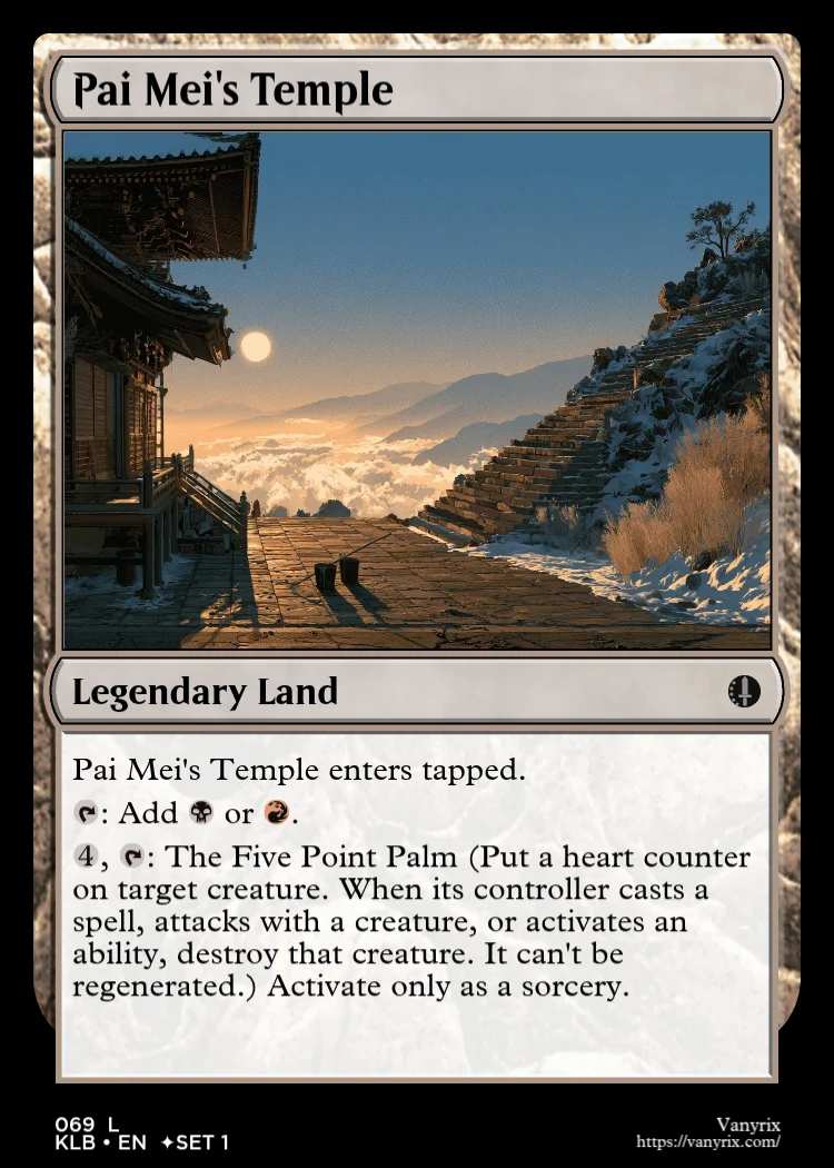 Pai Mei's Temple