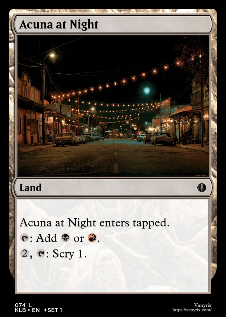 Acuna at Night