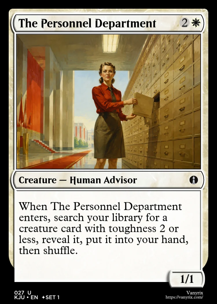 The Personnel Department