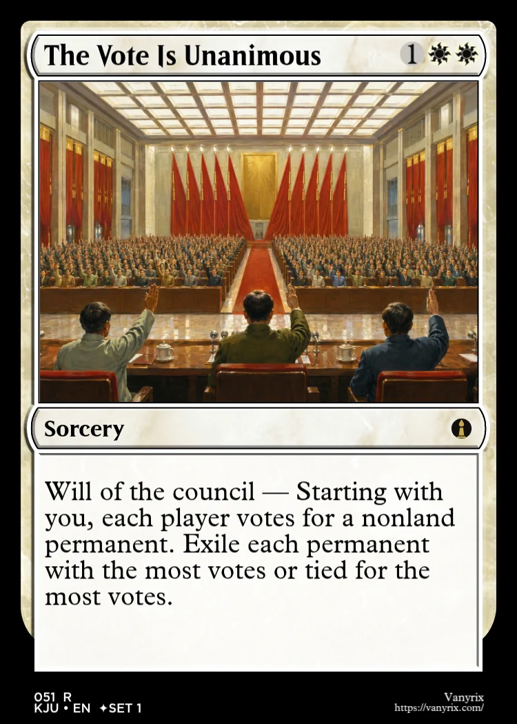 The Vote Is Unanimous