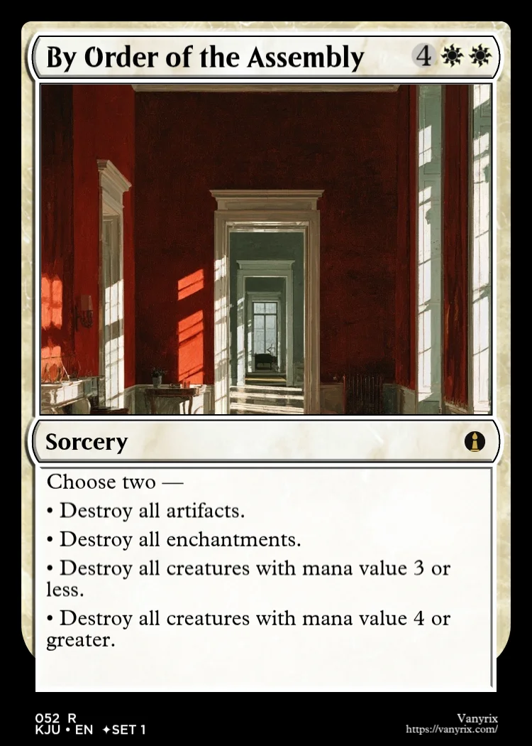 By Order of the Assembly