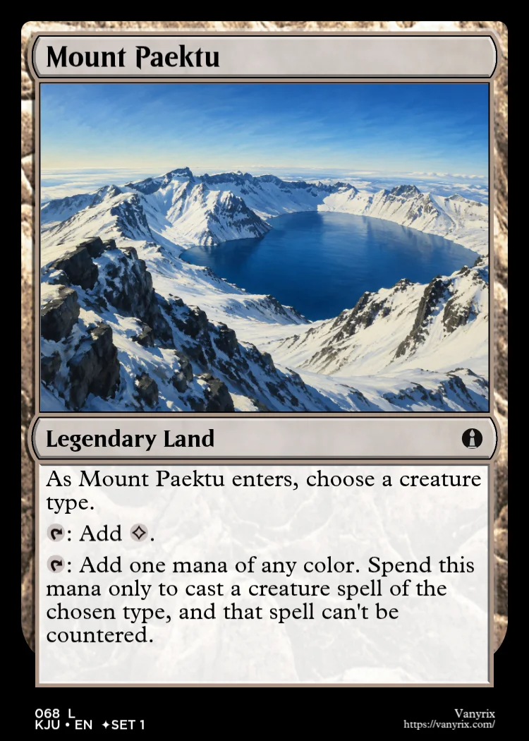 Mount Paektu