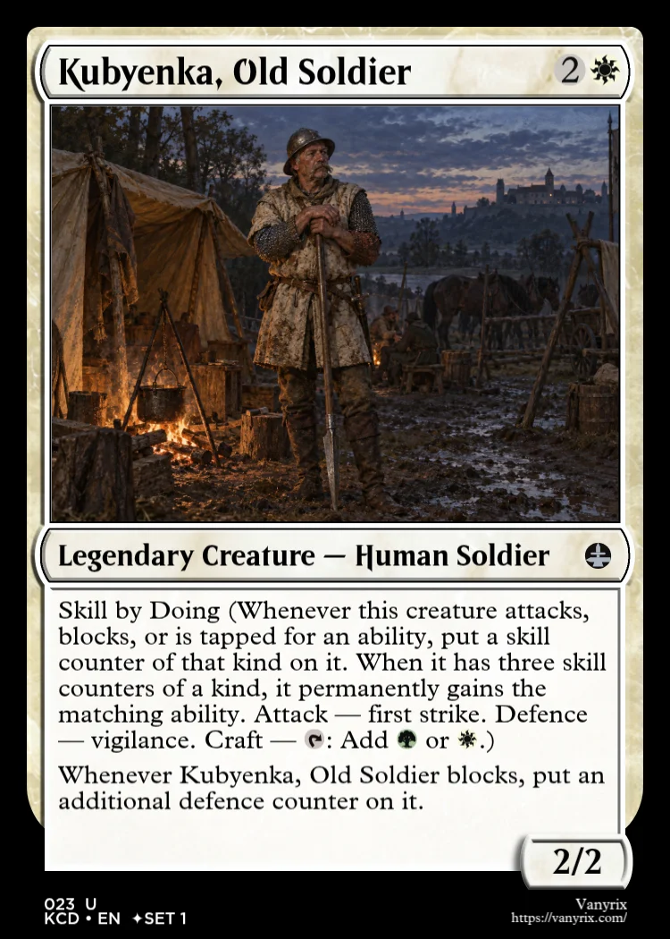 Kubyenka, Old Soldier