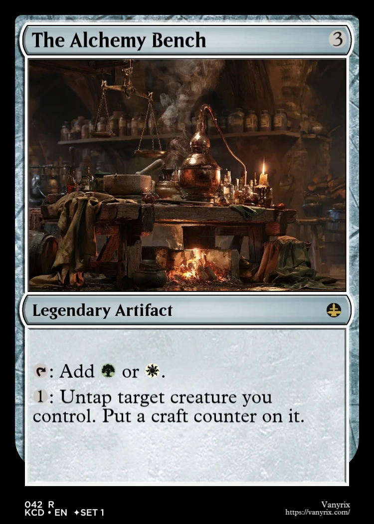 The Alchemy Bench