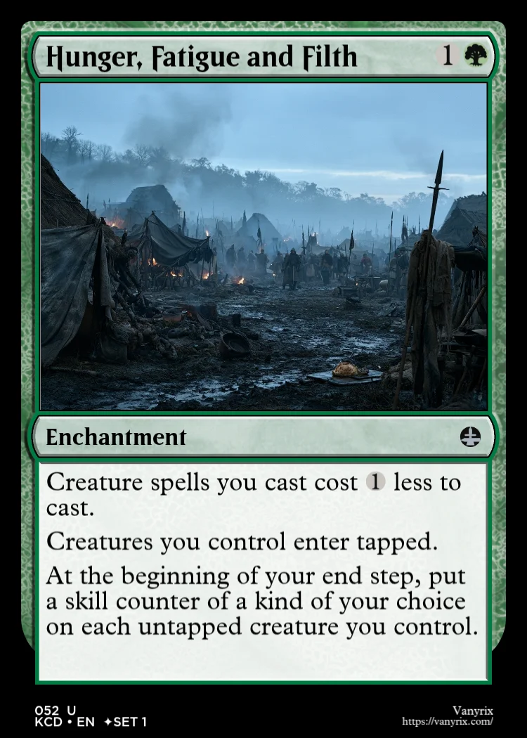 Hunger, Fatigue and Filth