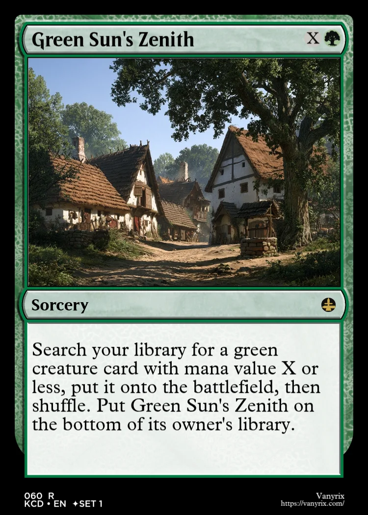 Green Sun's Zenith