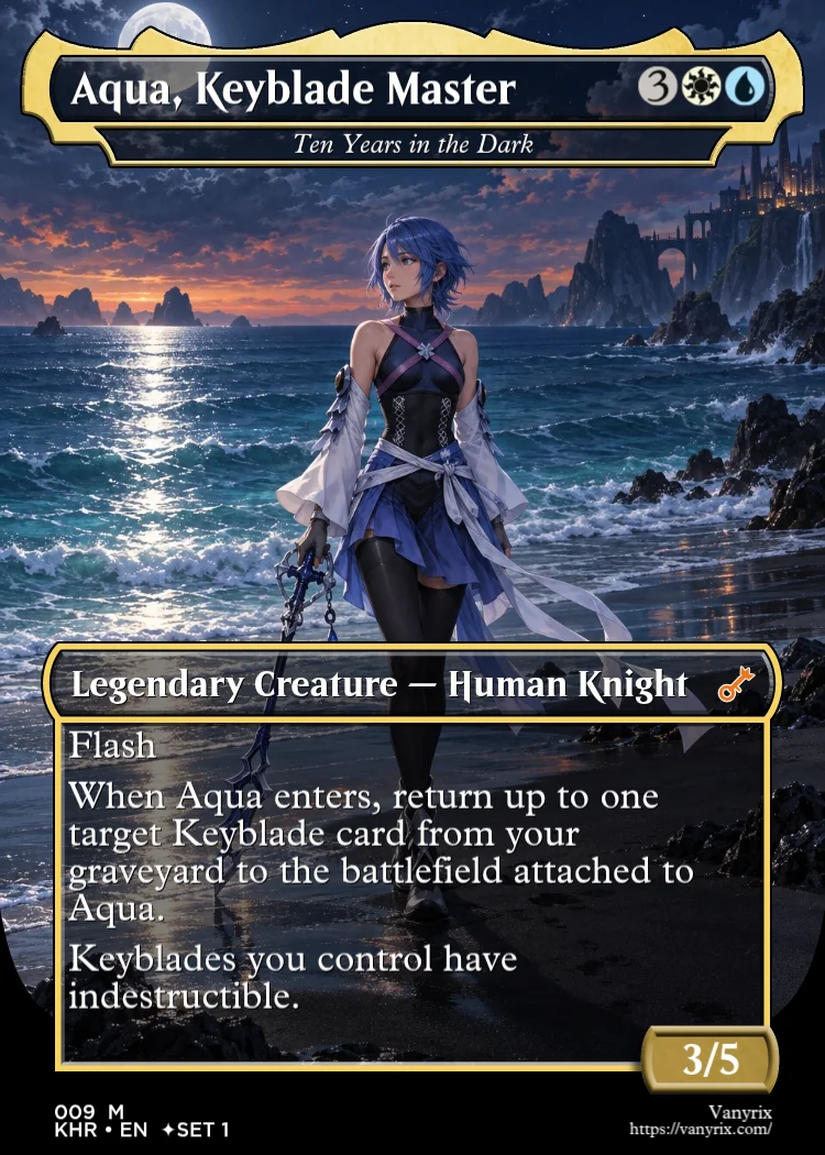Aqua, Keyblade Master