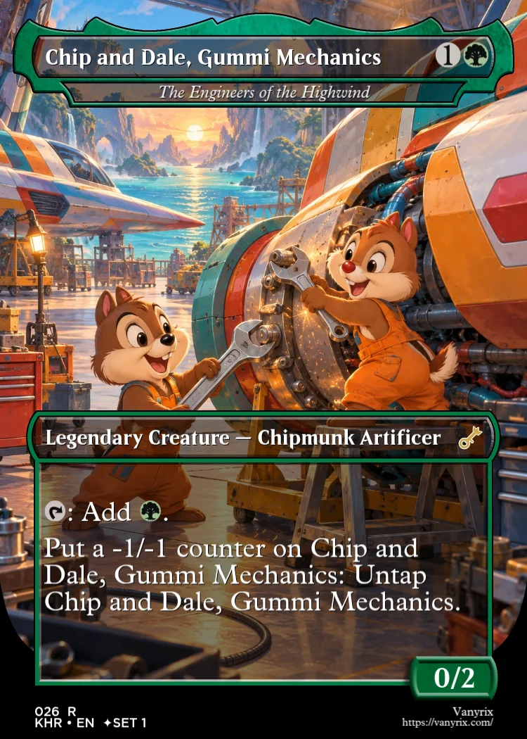 Chip and Dale, Gummi Mechanics