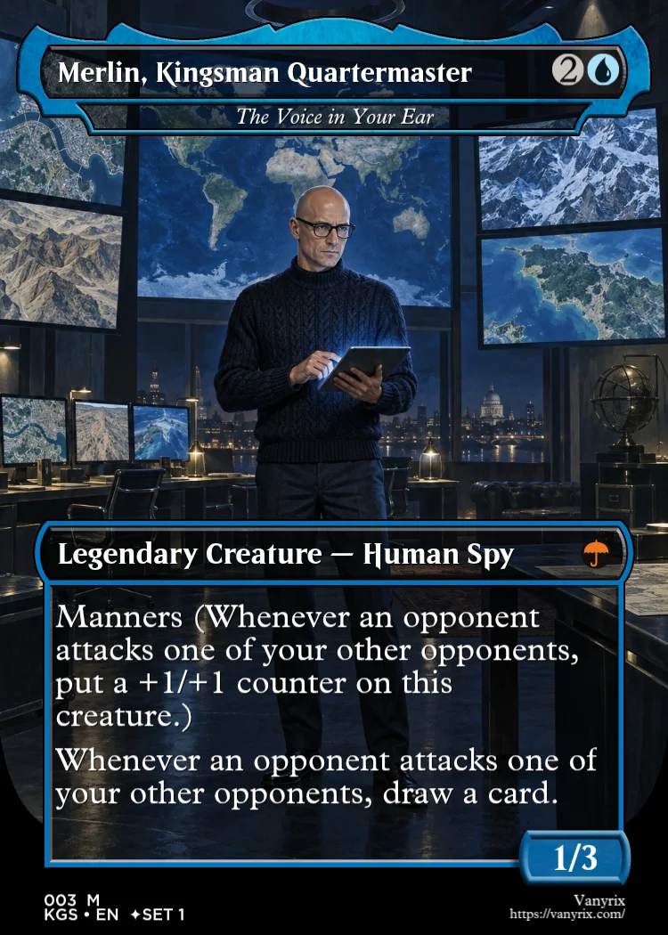 Merlin, Kingsman Quartermaster