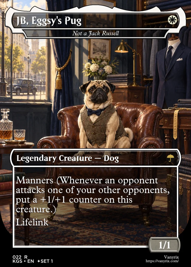 JB, Eggsy's Pug