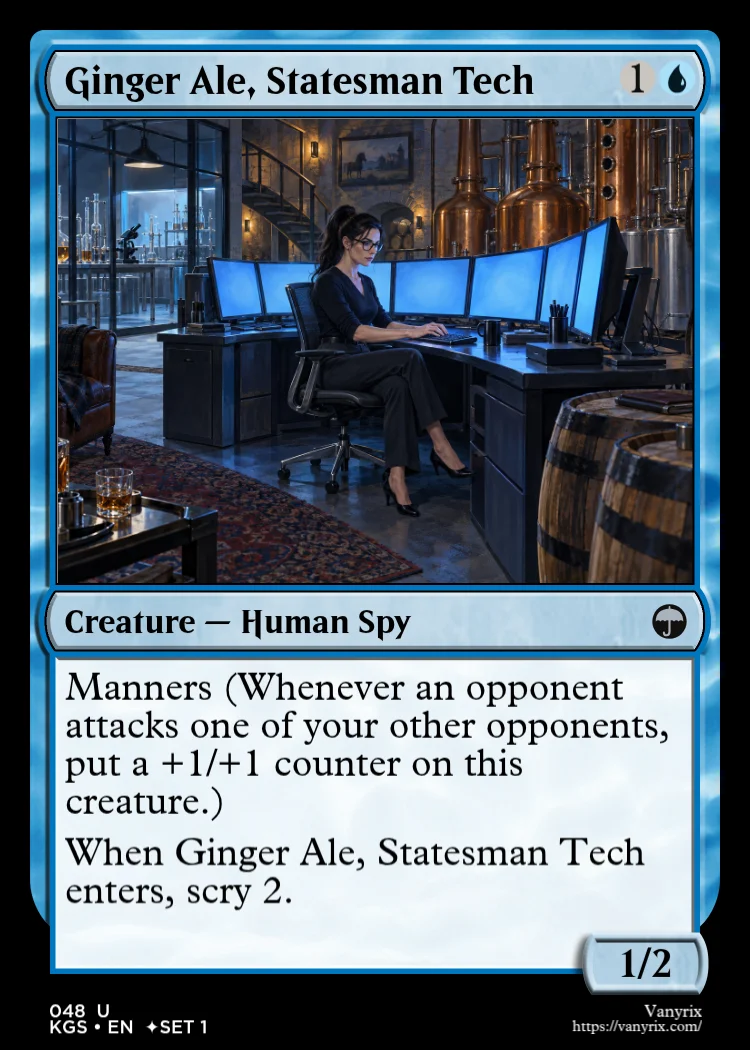 Ginger Ale, Statesman Tech