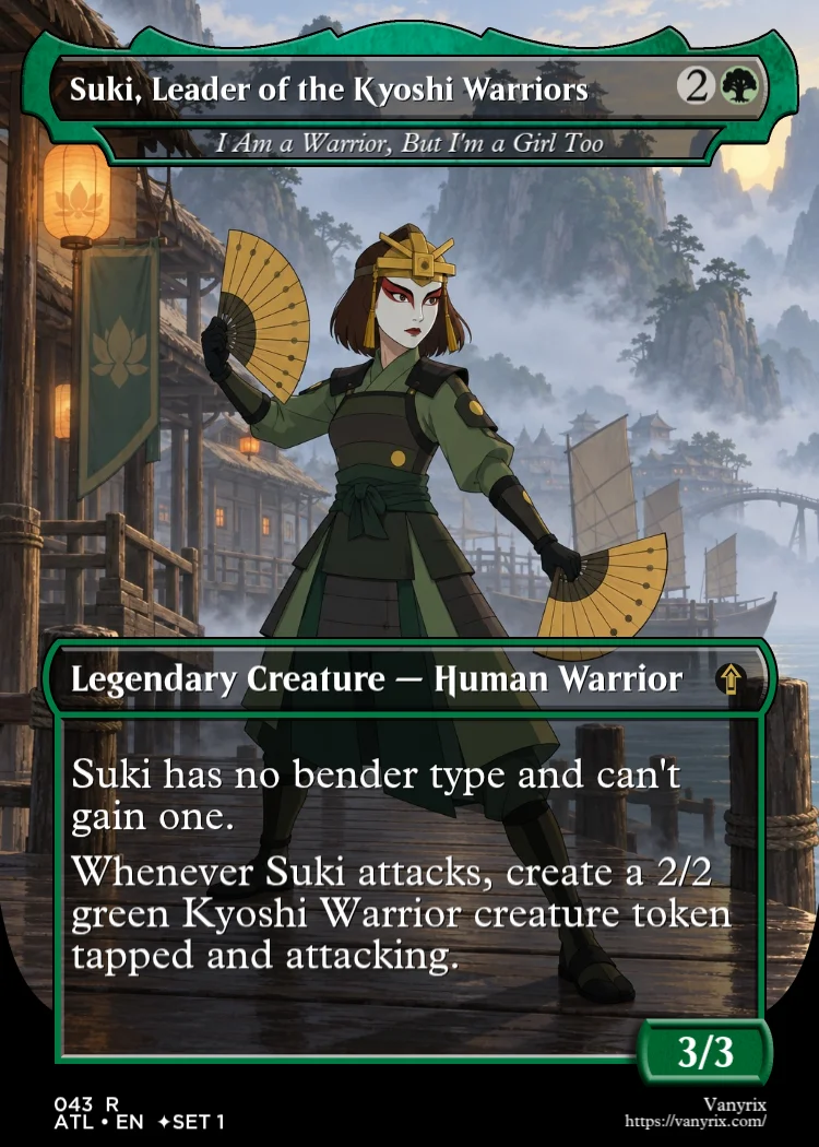 Suki, Leader of the Kyoshi Warriors