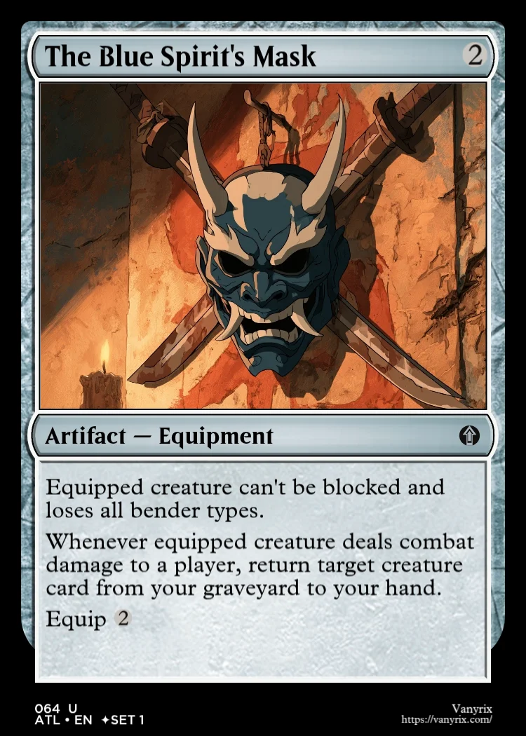 The Blue Spirit's Mask