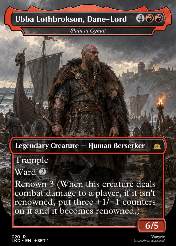 Ubba Lothbrokson, Dane-Lord