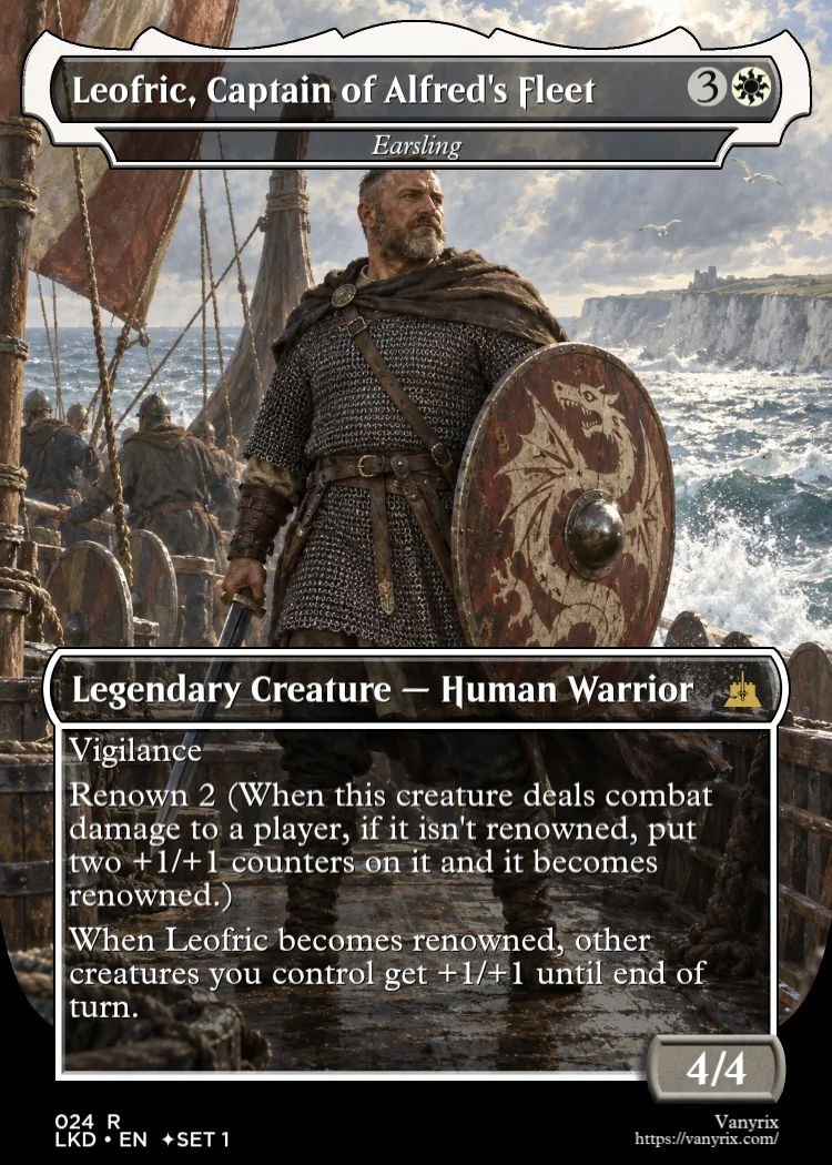 Leofric, Captain of Alfred's Fleet
